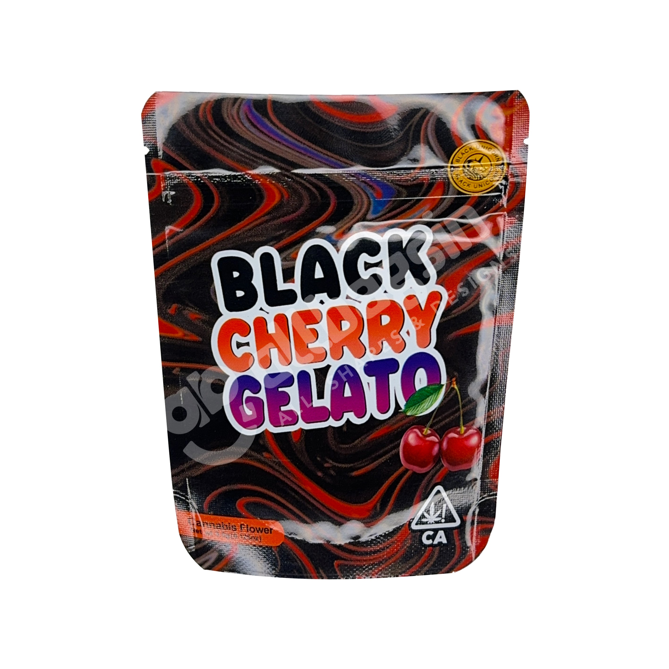 Black Cherry Gelato 3.5g Mylar Bag