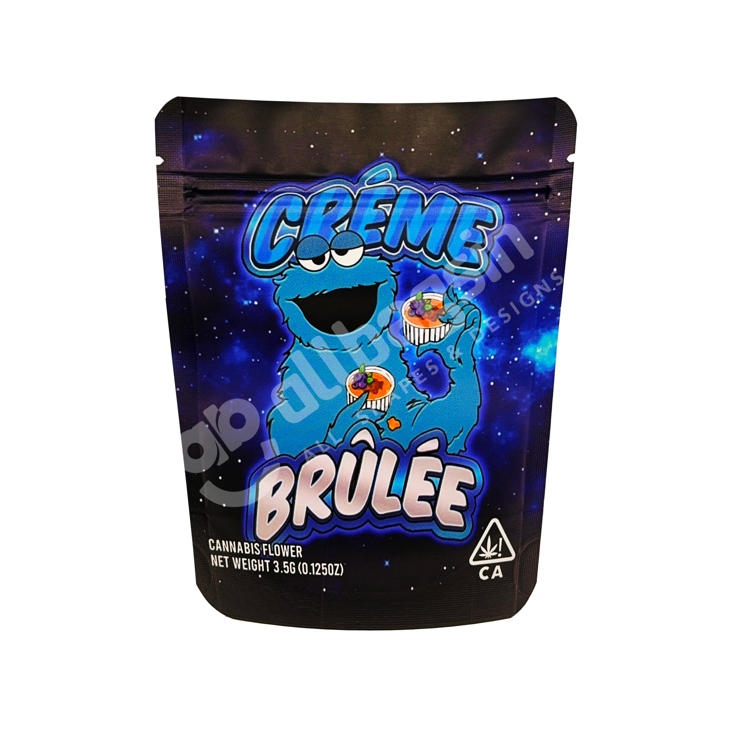 Cookies Creme Brulee 3.5g Mylar Bag