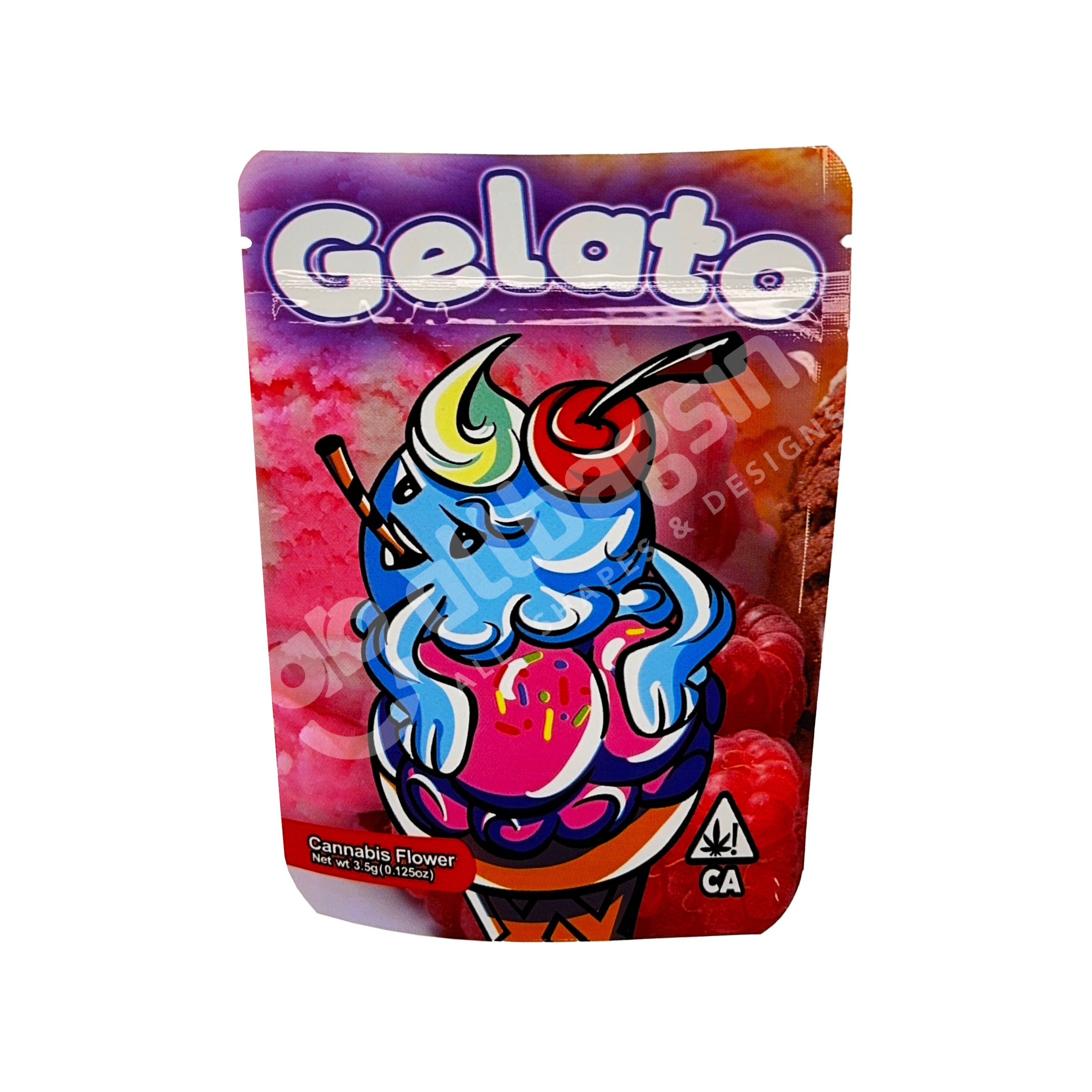 Ice Cream Gelato 3.5g Mylar Bag