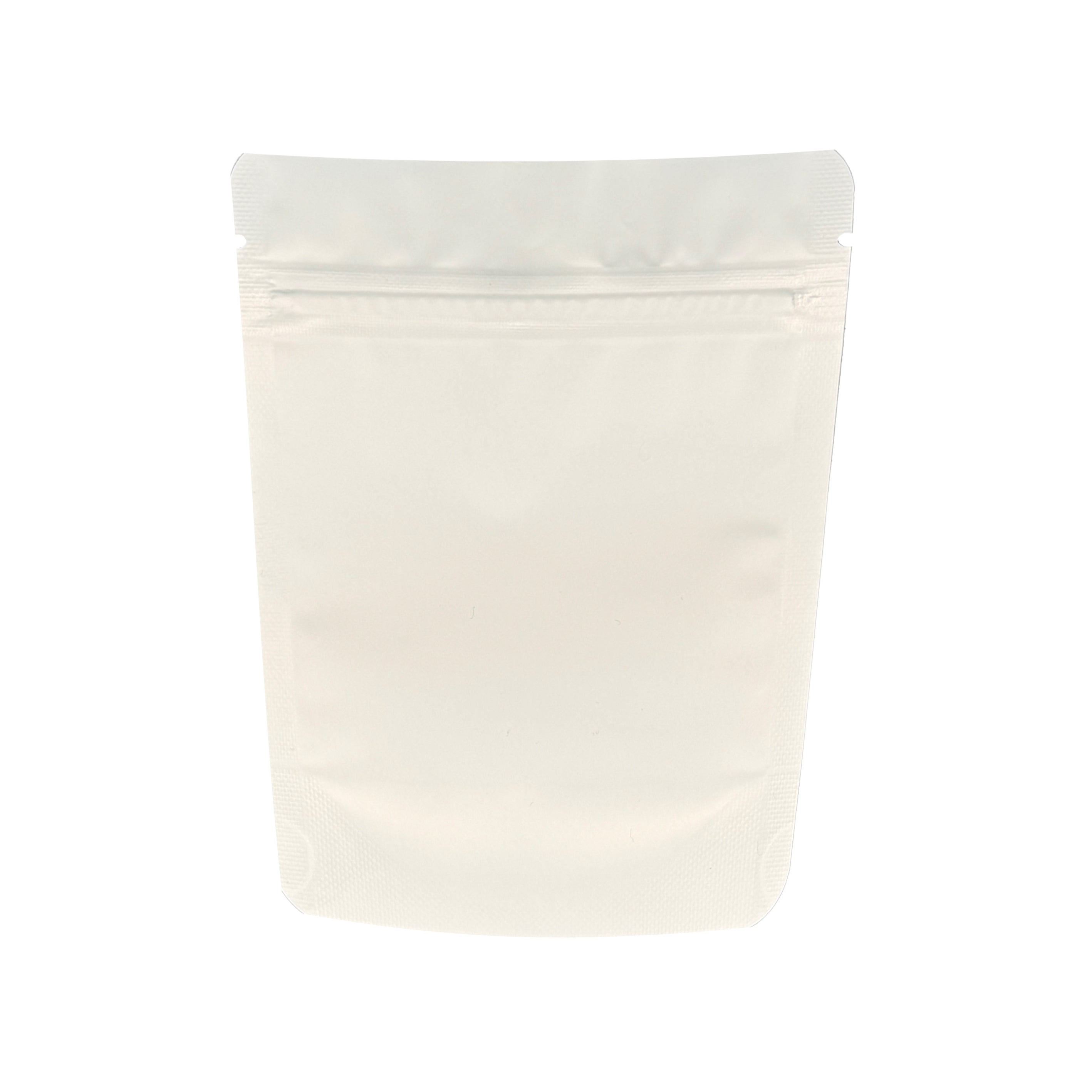 White Matte Plain 3.5g Mylar Bag