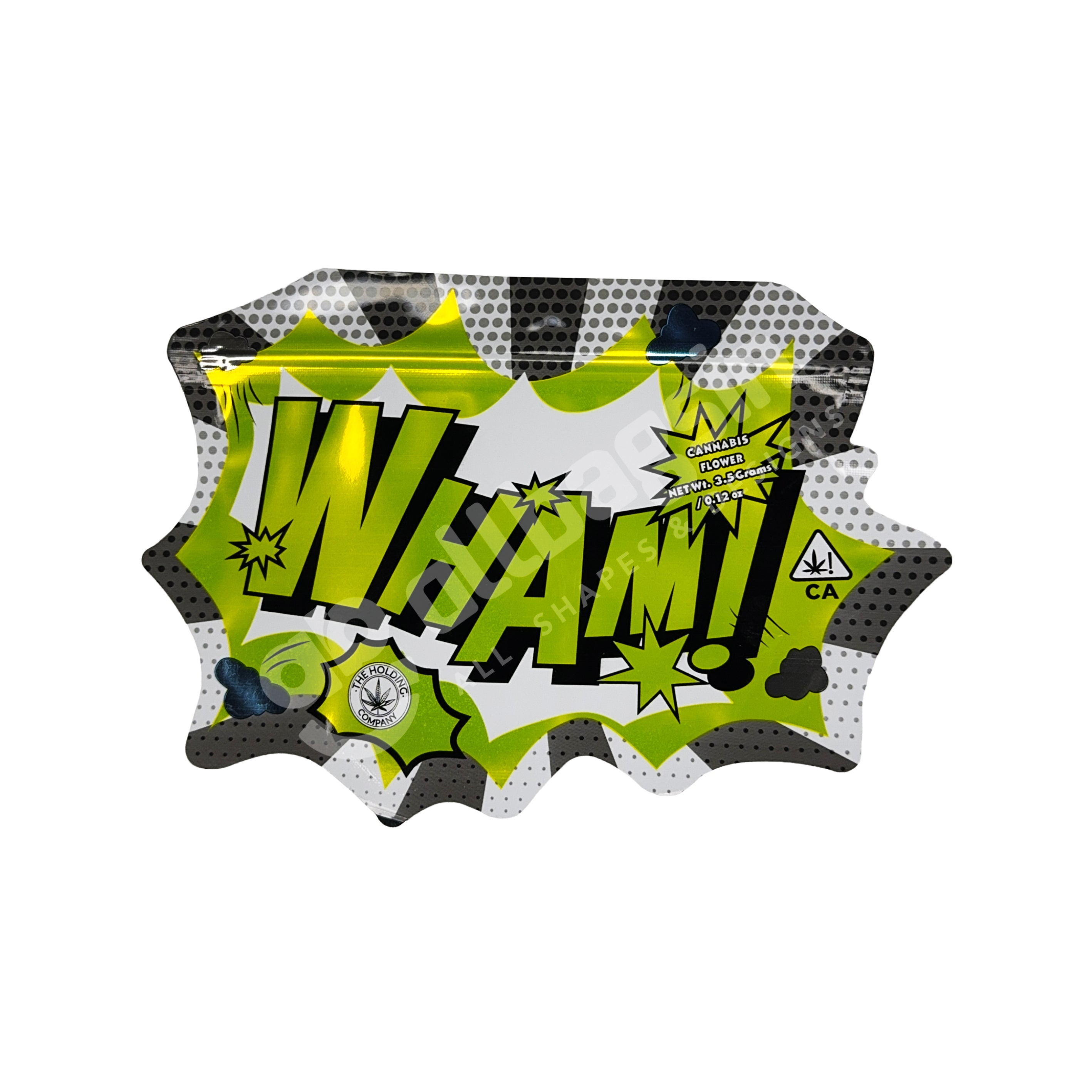 Wham! Die Cut 3.5G Mylar Bags